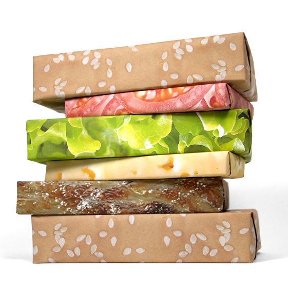 Cheeseburger Wrapping Paper by Gift Couture