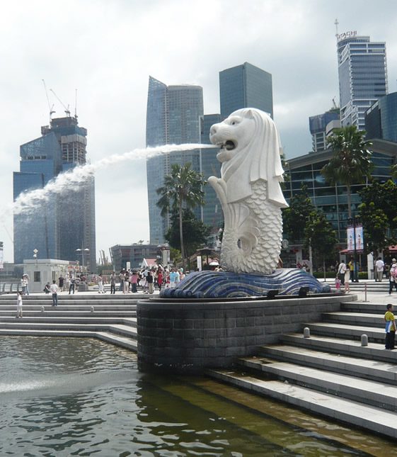 The Merlion Is A Mascot Of The Lion City Also Known As Singapore