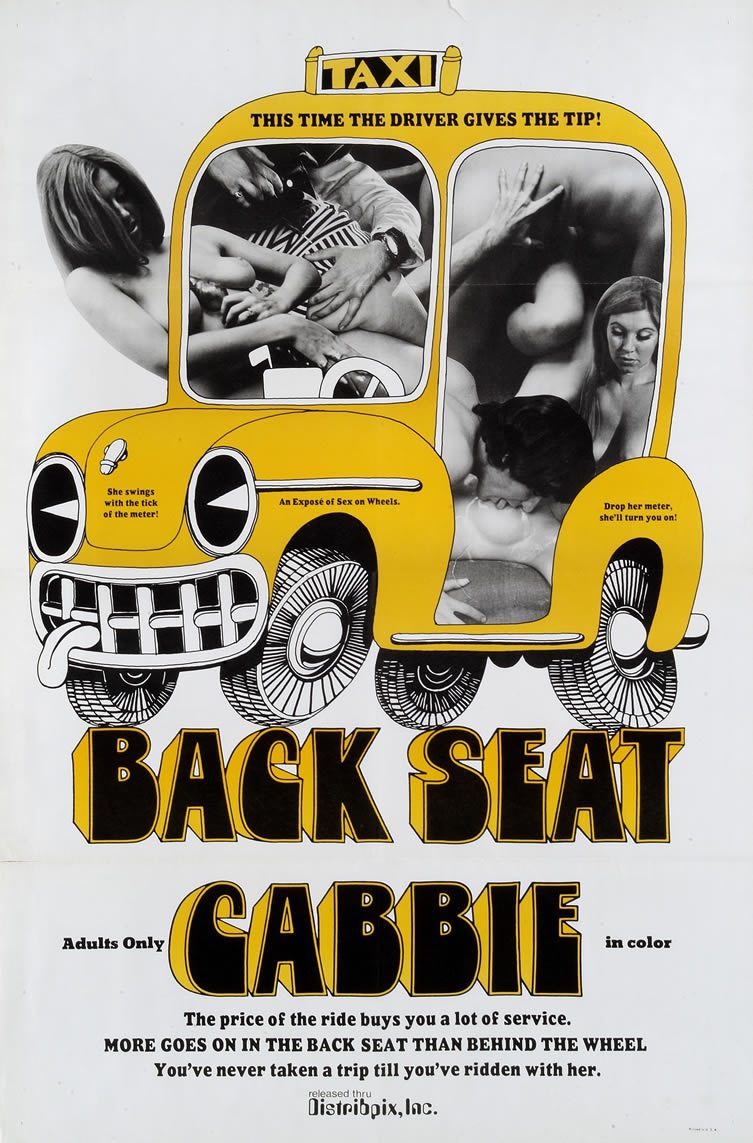 Back Seat Cabbie, starring Margaret Leigh and Janet Topaz. Directed by C. Walsh, 1969