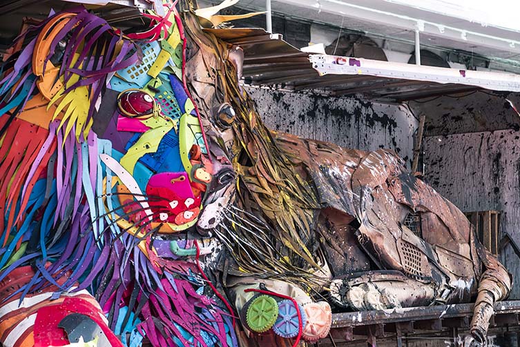 Bordalo II's Wild Wild Waste