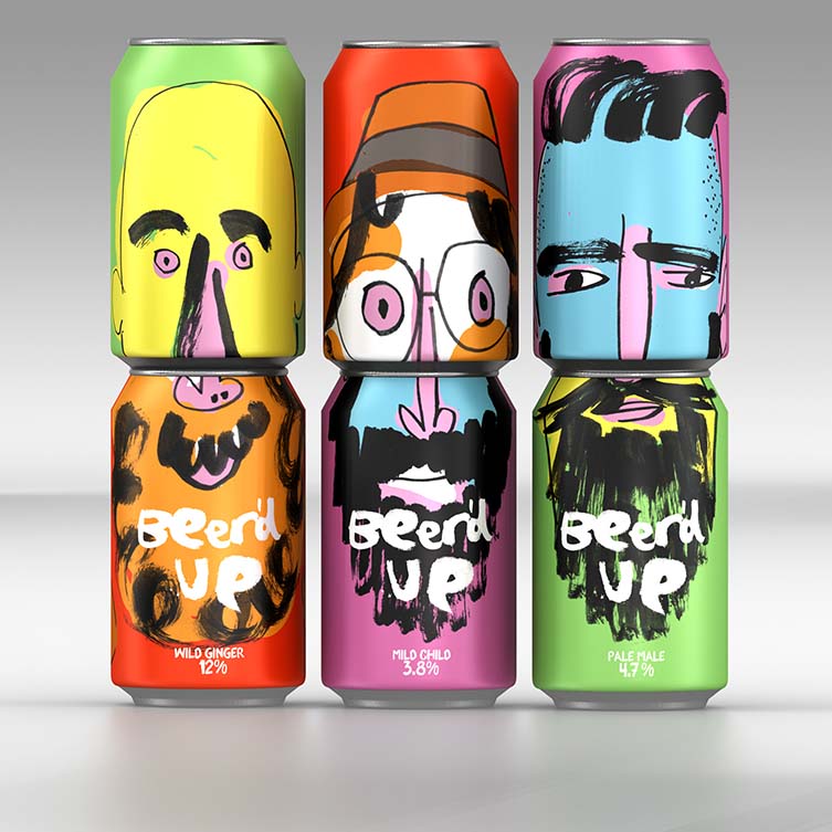Springetts Brand Design are the UK's most awarded designers with 17 featured award-winning projects; including their Beer'd Up Beer Packaging, Packaging Design winner, 2015—2016