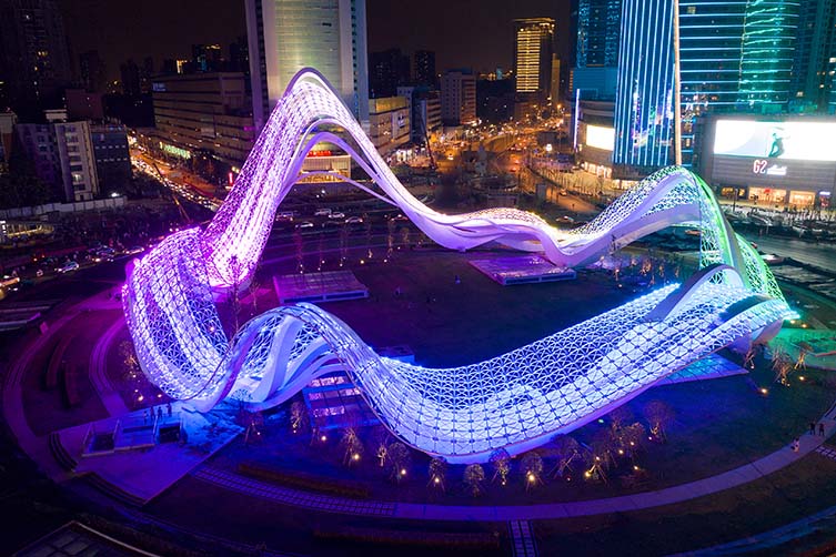 Milky Way Giant Installation Artwork With Lights by Capa is Winner in Arts, Crafts and Ready-Made Design Category, 2020 - 2021.