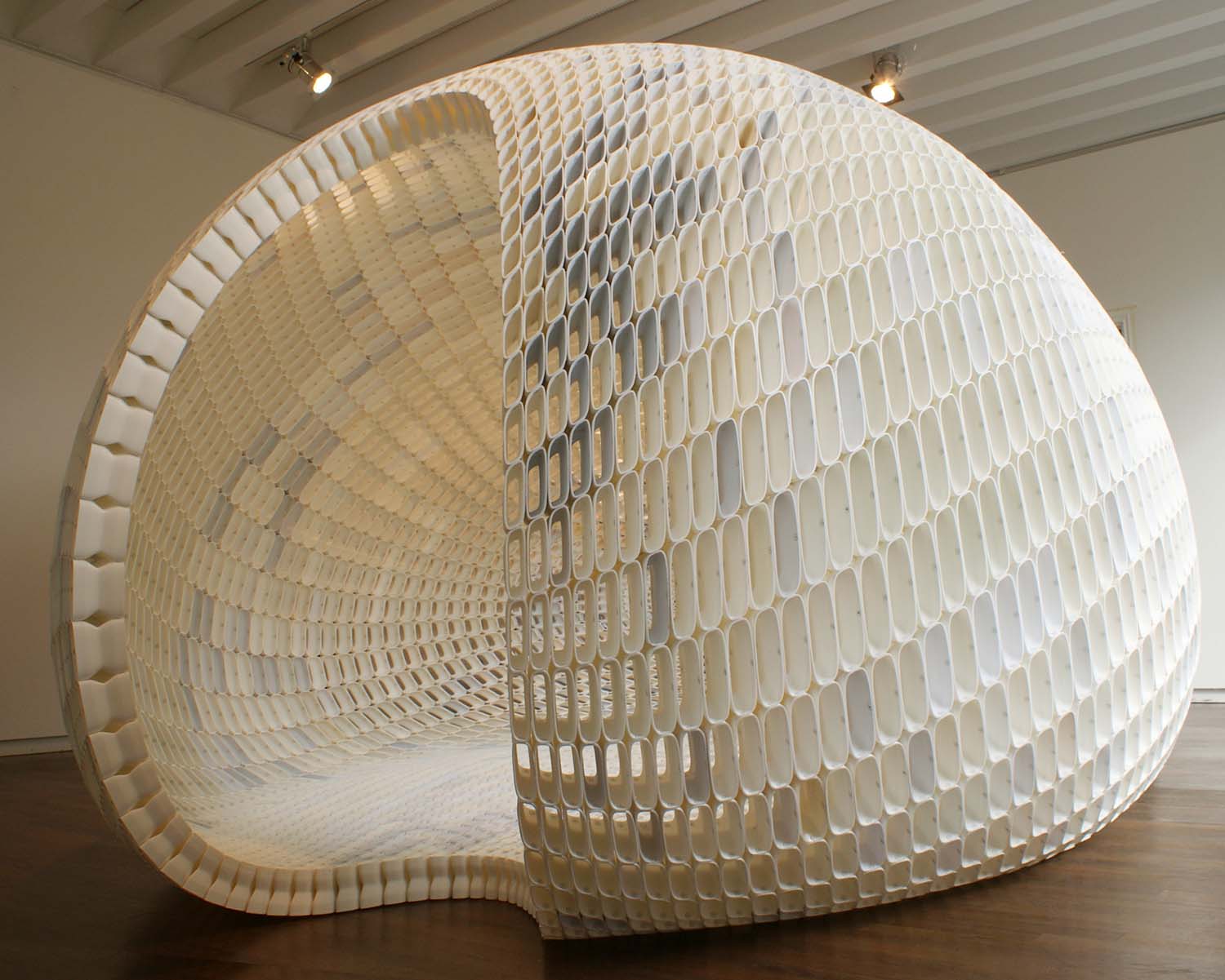 Project Egg Small Pavilion by Michiel Van Der Kley is Winner in 3D Printed Forms and Products Design Category, 2018 - 2019.