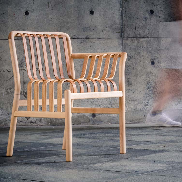 Lattice Chair Weaving Armchair by Chen Kuan-Cheng is Winner in Furniture Design Category, 2020 - 2021.
