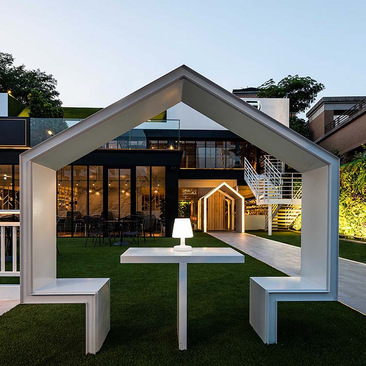 Buna Cafe Neihu Neihu oleh Chin Ming Tsai Pemenang Kategori Interior Ruang dan Desain Pameran, 2019 - 2020