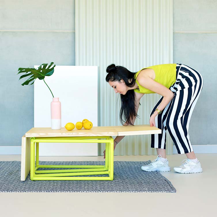 Mubic Modular Table by Katalin Brigitta Csiki, Winner in Furniture Design