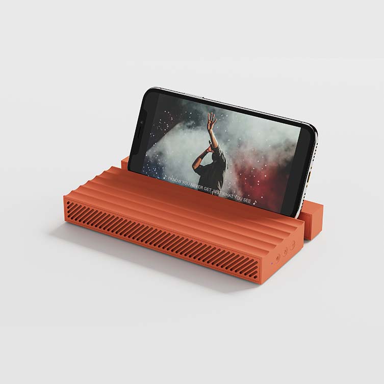 Waving Multifunctional Speaker by Ruiwang Xiang is Winner in Digital and Electronic Devices Design Category, 2019 - 2020.