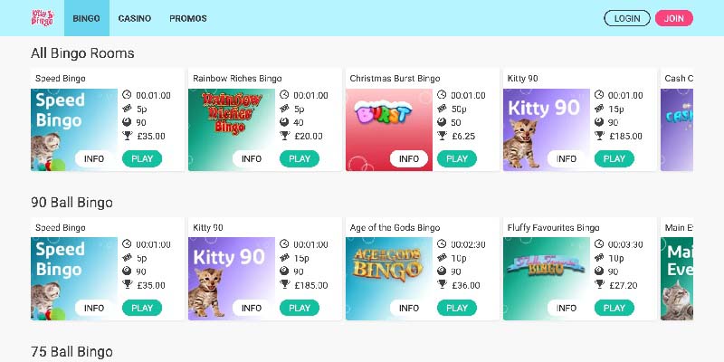 Kitty Bingo – Best Themed Bingo Games in the UK