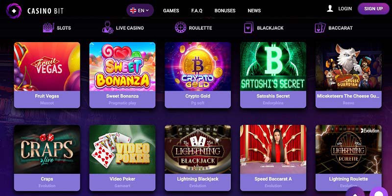 2. Casinobit – Best Crypto Casino UK for Instant Payouts