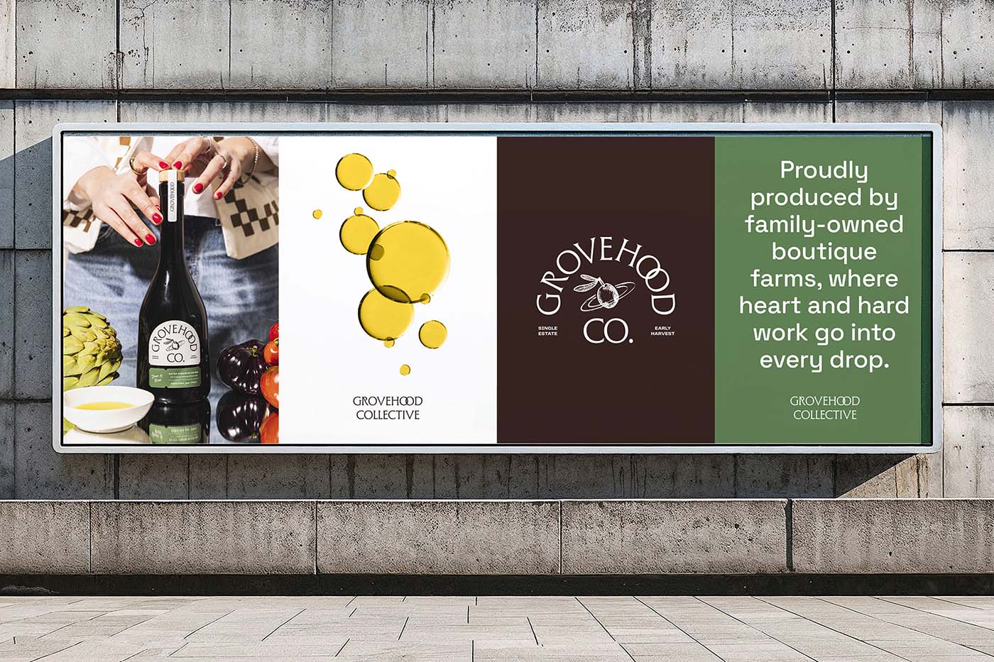 Grovehood Collective Branding by Cansu Dagbagli Ferreira is Winner in Graphics, Illustration and Visual Communication Design Category, 2024 - 2025.