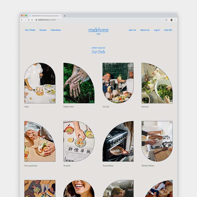 Made Home Web Design by Eun Ji Kim is Winner in Website and Web Design Category, 2024 - 2025.