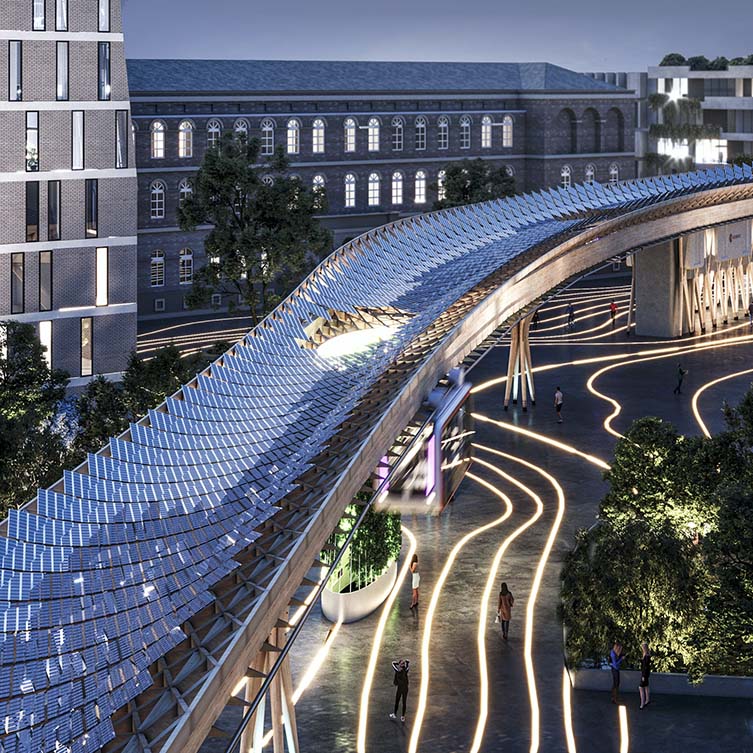 Sunglider Public Transport System by Peter Kuczia is Winner in Vehicle, Mobility and Transportation Design Category, 2023 - 2024.