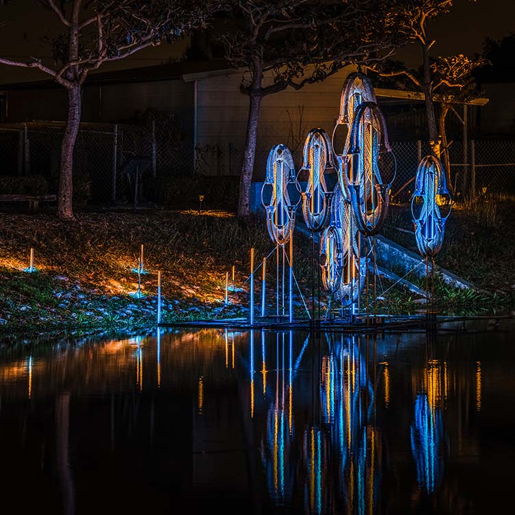 Resonance Light Installation by Yu Fan He and Chia Chen Lee is Winner in Fine Arts and Art Installation Design Category, 2025 - 2026