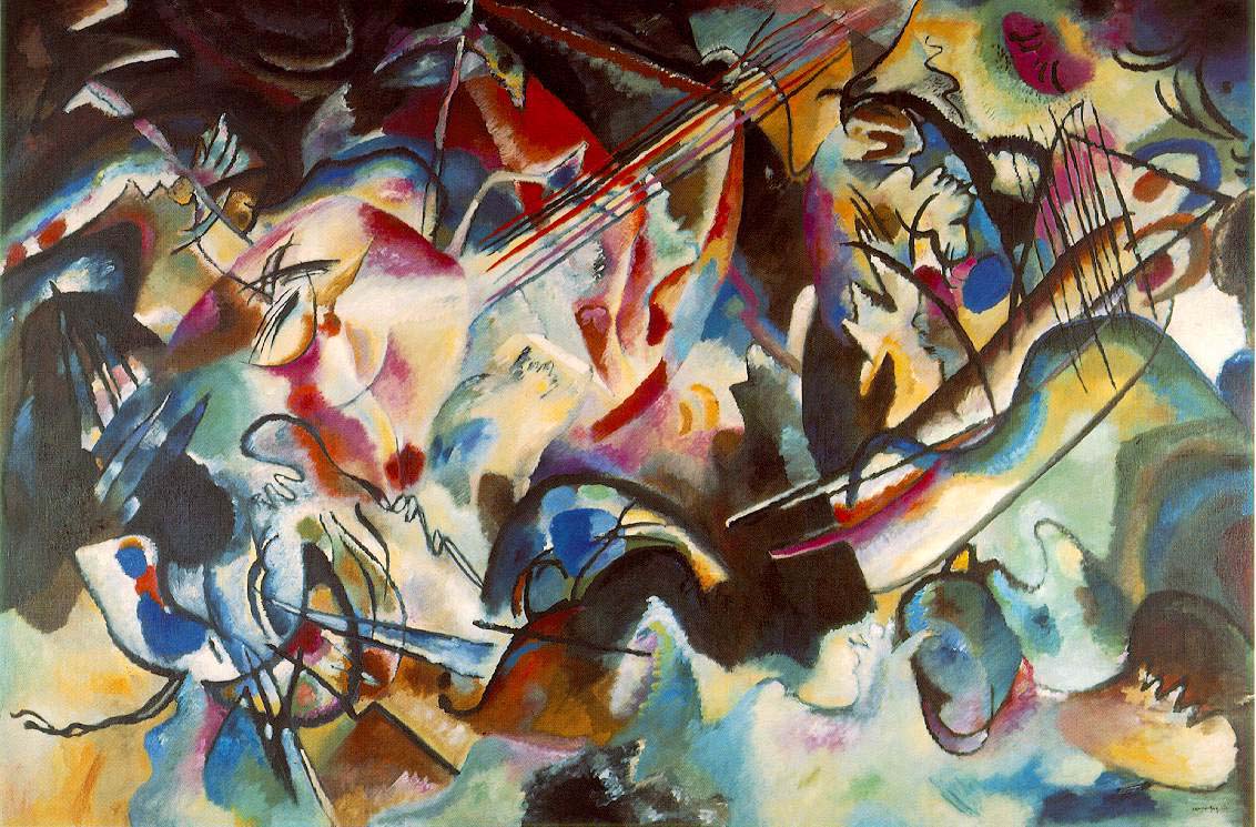 Vassily Kandinsky, 1913: Composition 6