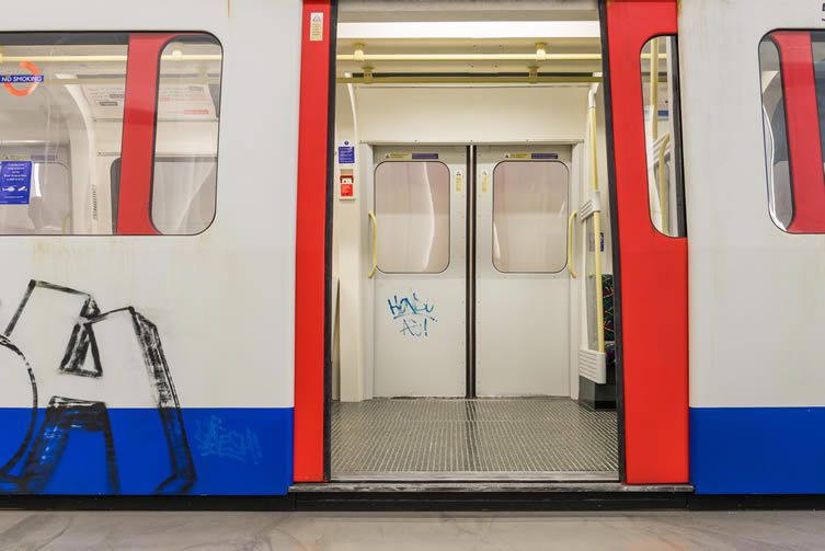 Acrylicize, C Stock (Modified Tube Carriage) at The Relay Building, London