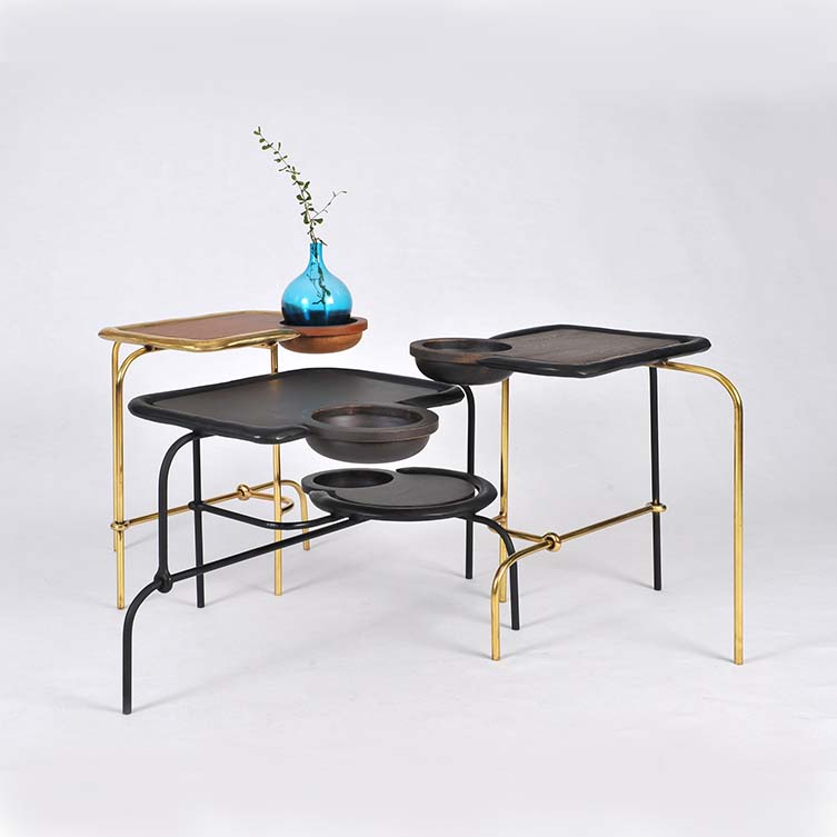 Compound Table Set Coffee Table and Side Table by Apiwat Chitapanya is Winner in Furniture, Decorative Items and Homeware Design Category, 2017 - 2018