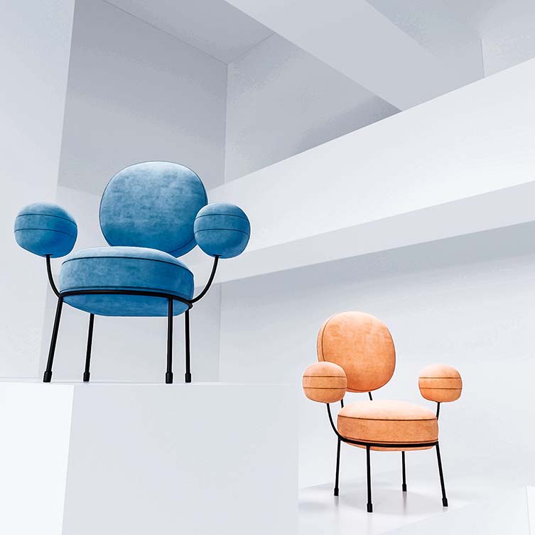 Lollipop Armchair by Natalia Komarova is Winner in Furniture, Decorative Items and Homeware Design Category, 2018 - 2019.