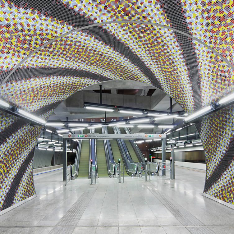 Budapest M4 Metro Stations by Palatium Studio Ltd.