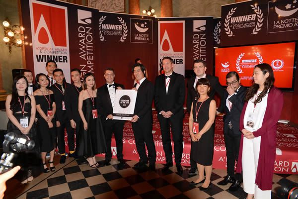 The A' Award & Competition Gala Night and Award Ceremony at Villa Olmo, Como, Italy