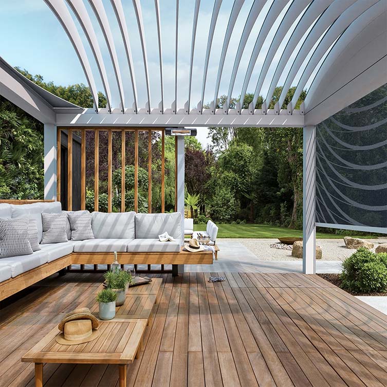 Arc Bioclimatic Pergola by Nikolaos Karintzaidis, Winner in Sustainable Products, Projects and Green Design Category