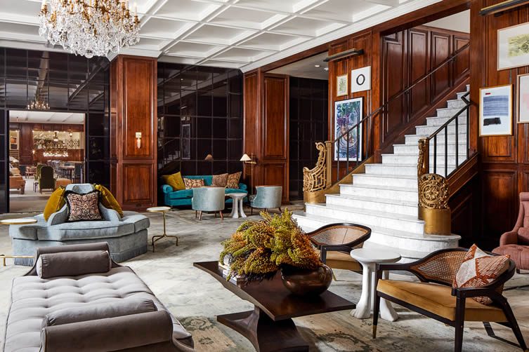 The Adolphus Hotel Dallas Design Hotel Redesign by Swoon Studio