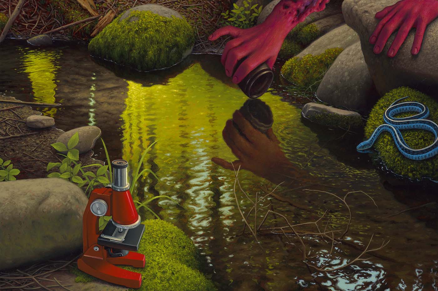 Adrian Cox, The Well of Dreams at Corey Helford Gallery, Los Angeles