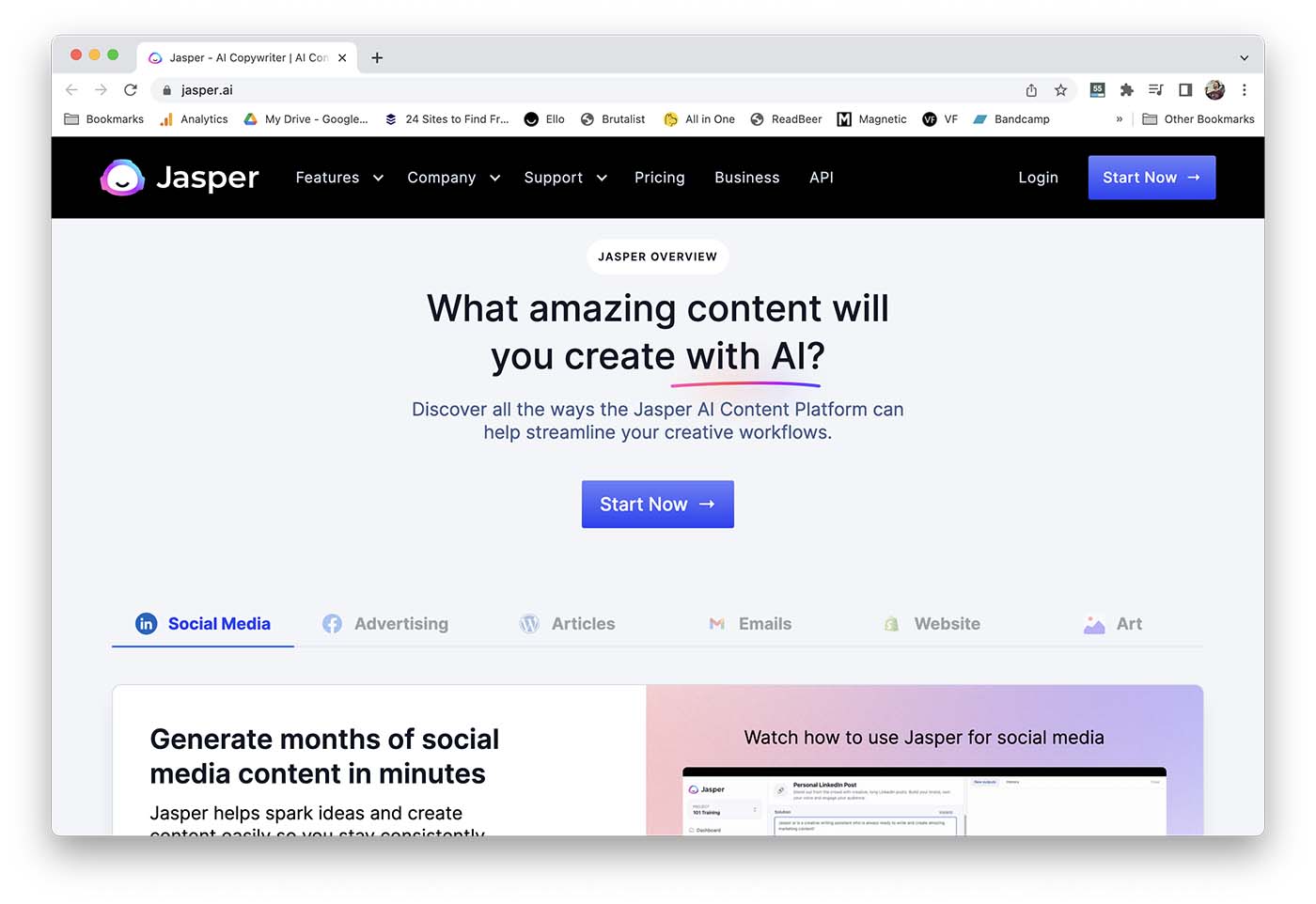 The Jasper AI Platform for Business