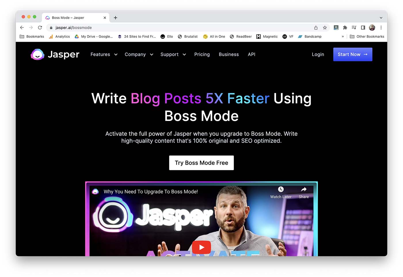 The Jasper AI Platform for Business