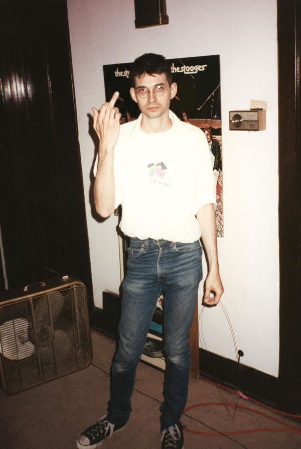 Steve Albini Photo by Bob Bert Chicago 1987