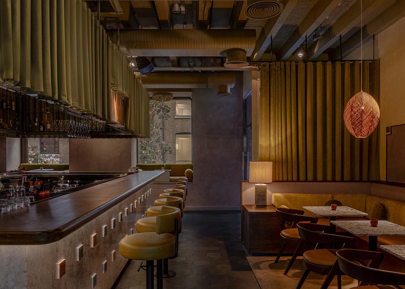 Anise Cocktail Bar at Cinnamon Kitchen, London City by A-nrd