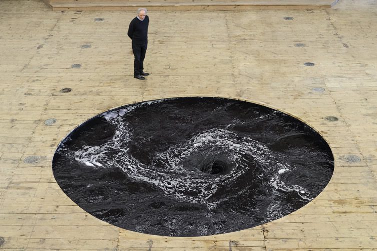 Anish Kapoor Descension at Galleria Continua, San Gimignano