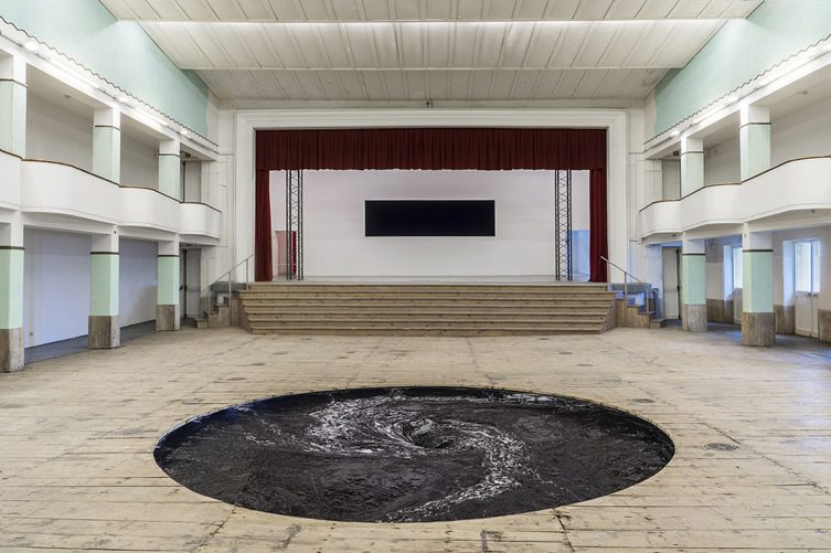 Anish Kapoor Descension at Galleria Continua, San Gimignano