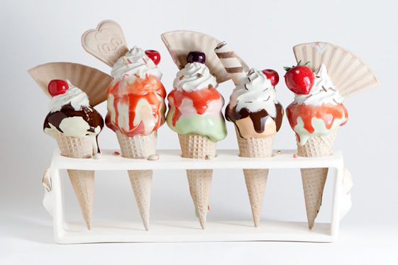 Anna Barlow's Ice Cream Ceramics