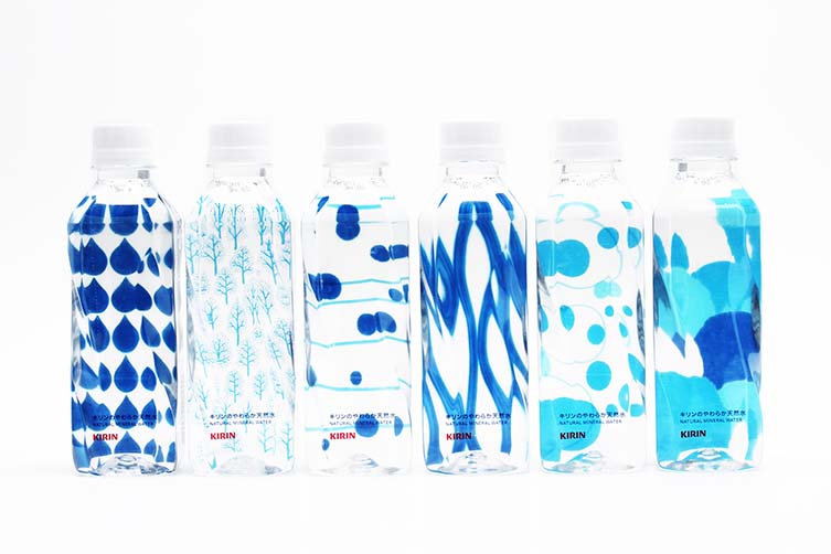 Kirin Natural Mineral Water Bottled Water Package by Kota Sagae is Winner in Packaging Design Category, 2016 - 2017.