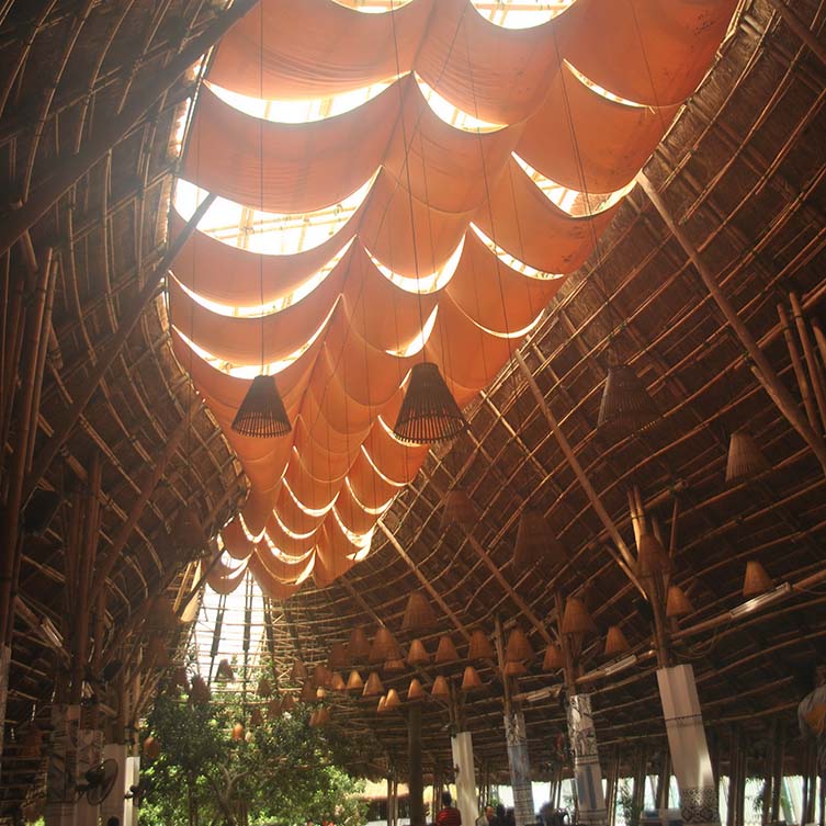 Sound of Empty Heart-Bamboo Cultural Restaurant Platform by Akasa Minh is Winner in Architecture, Building and Structure Design Category, 2017 - 2018.