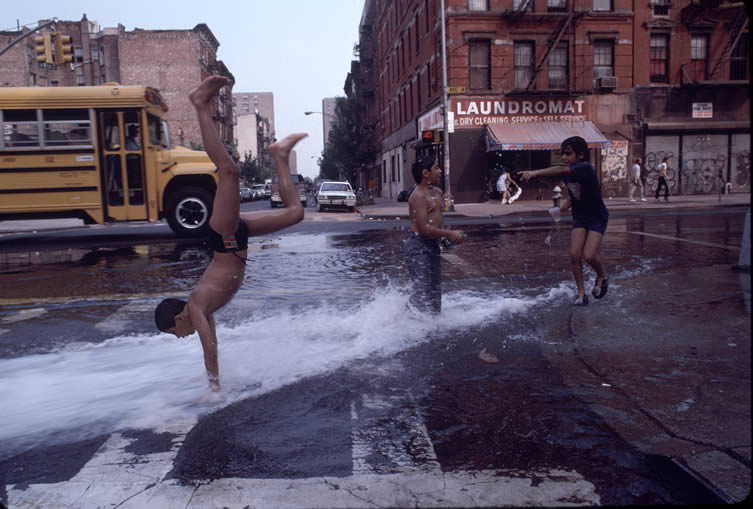 Cartwheels in Hydrant, from the book Bacalaitos & Fireworks