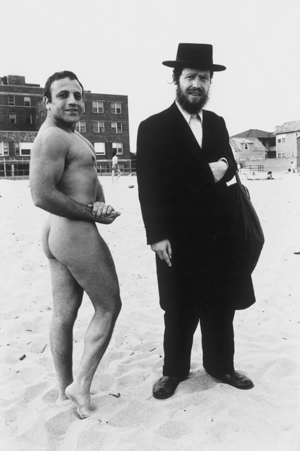 Hassid and Jewish Bodybuilder, 1980