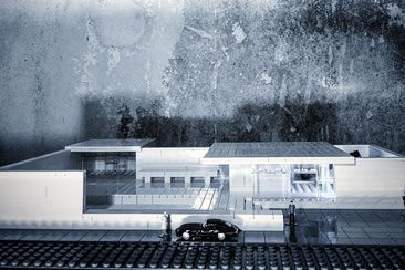 Arndt Schlaudraff’s Brutalist LEGO