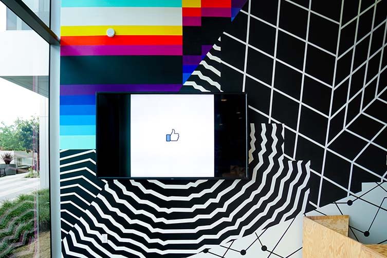 Felipe Pantone, Murals at Facebook HQ