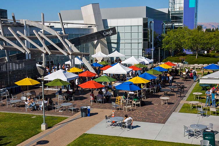 Google Main Campus in Mountain View, CA