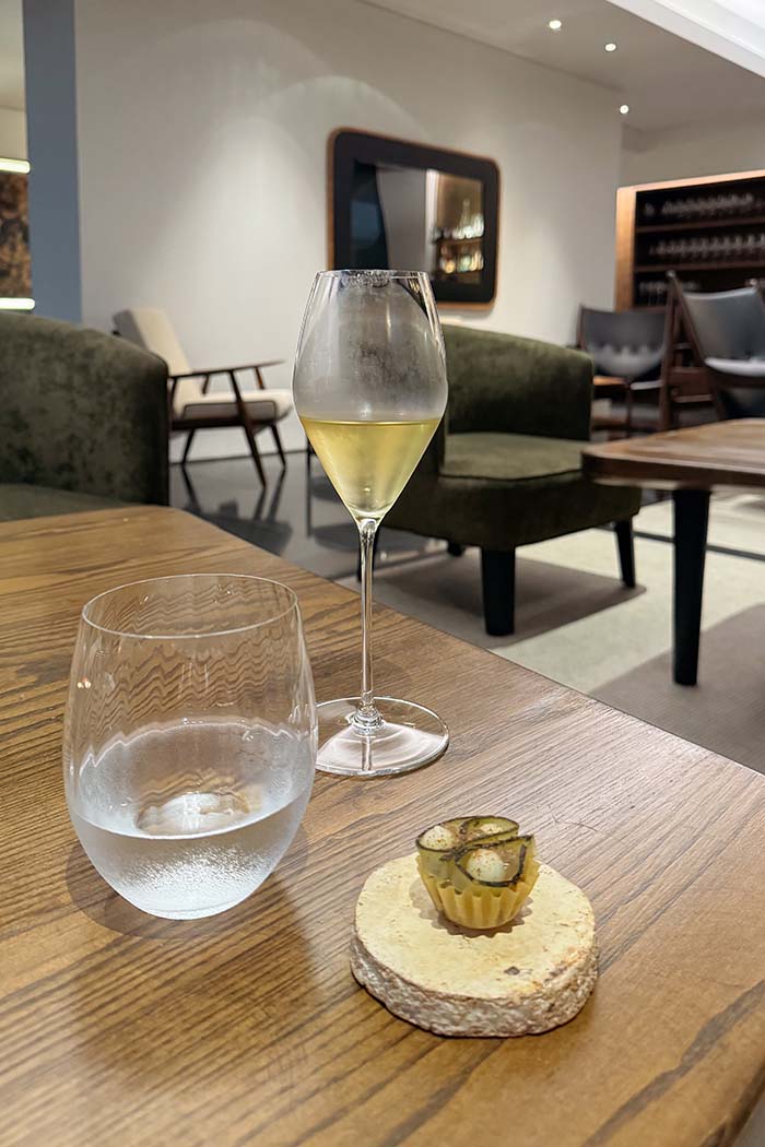 Starter Snacks in the Lounge