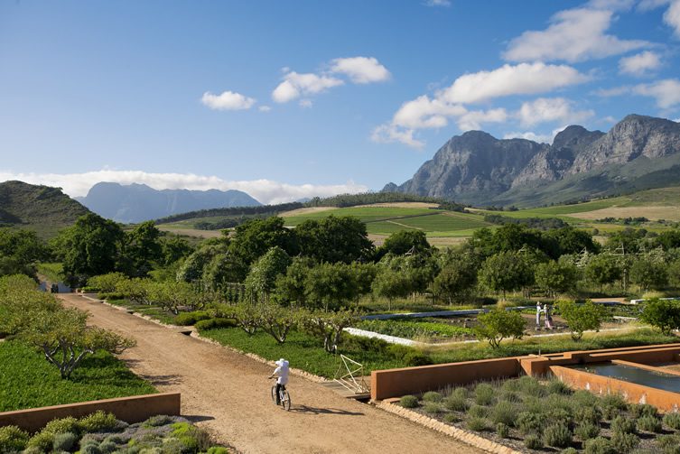 Babylonstoren valley, Cape Town