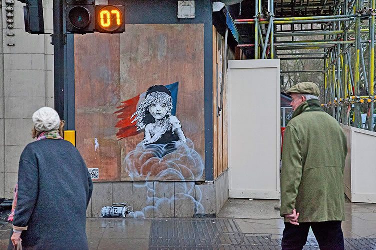 New Banksy Work Provokes London's French Embassy