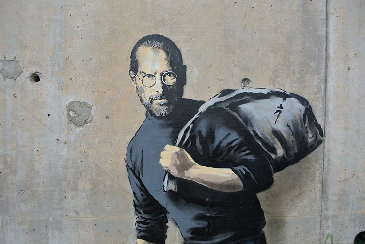 Banksy Steve Jobs