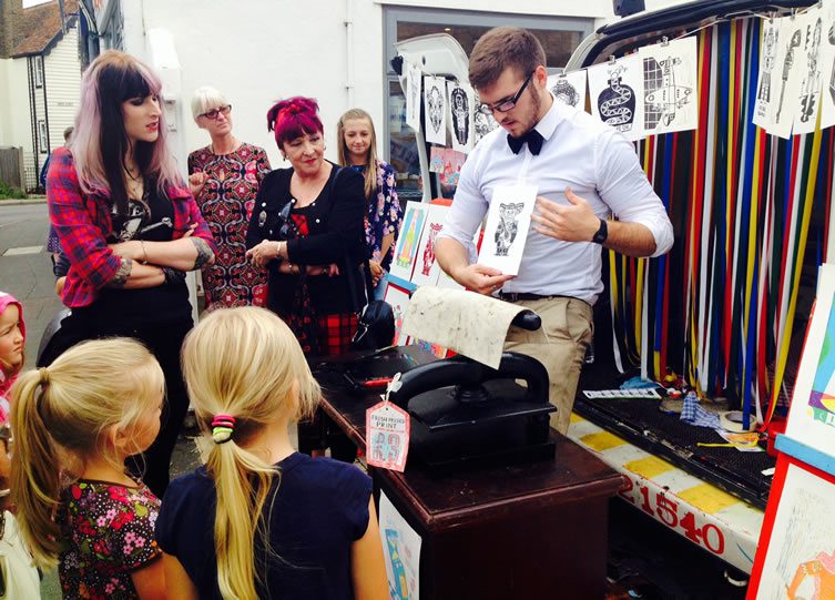 Print Wagon for Battersea Art Station