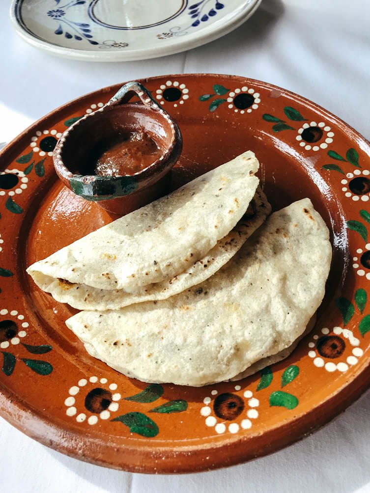 Tia Dalia, ready each morning to prepare her incredible homemade quesadillas at breakfast time