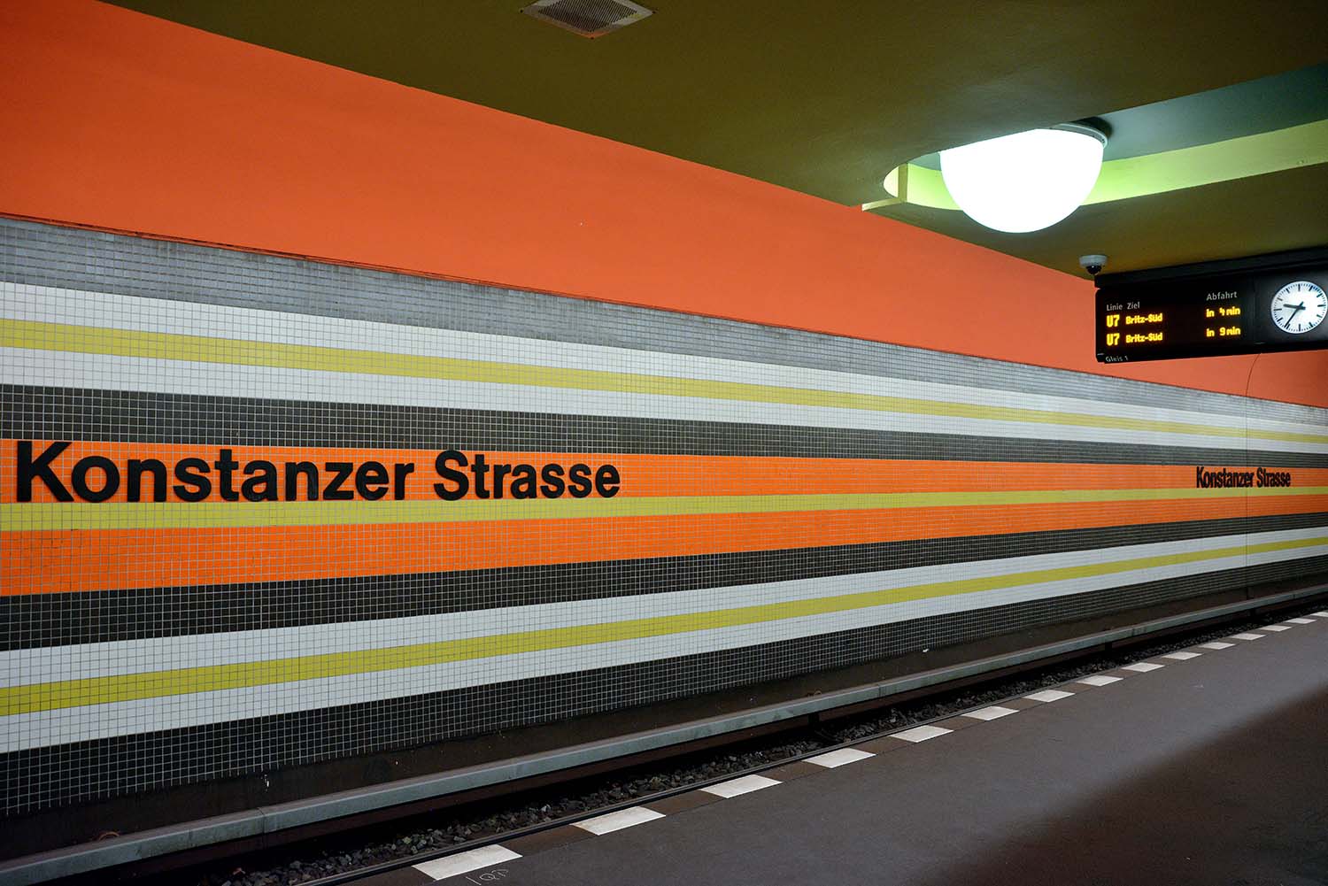 Berlin U-Bahn Architecture and Design Map: KONSTANZER STRASSE