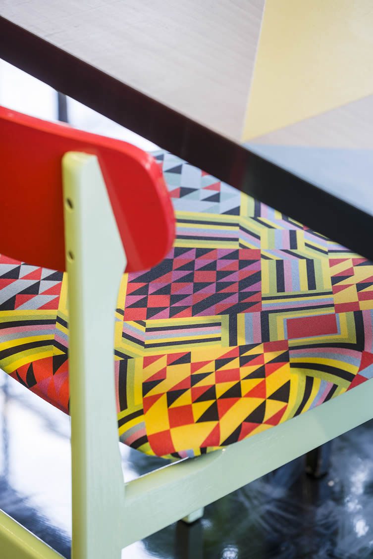 Bernie Grant Arts Centre Bar and Café by Morag Myerscough and Luke Morgan