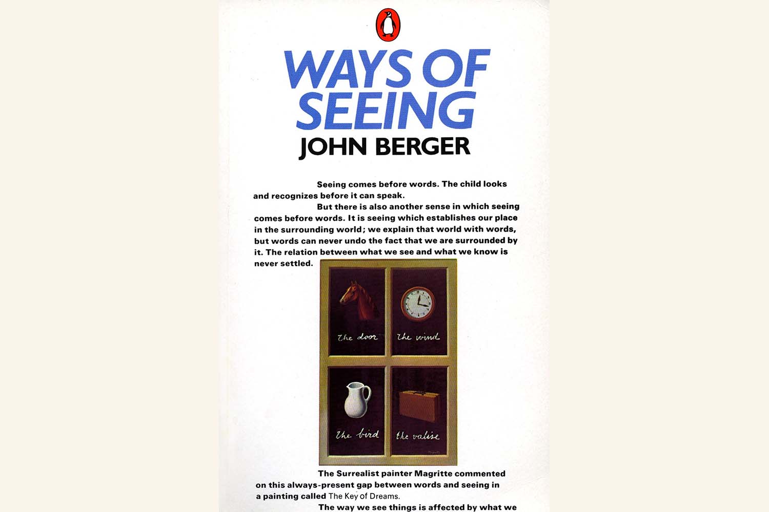 Ways of Seeing, by John Berger