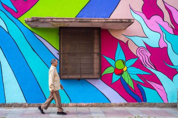 Bicicleta Sem Freio for Street Art India Foundation, Lodhi Colony New Delhi